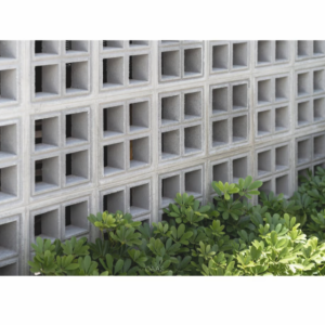 Smart lightweight decorative block, 4-vent pattern, size 30X30X9 cm.