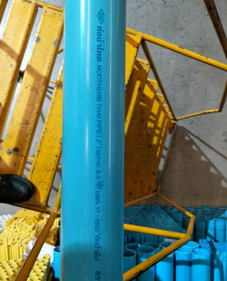 Thai water pipe, PVC pipe 2(55), class 8.5, smooth end - Image 2